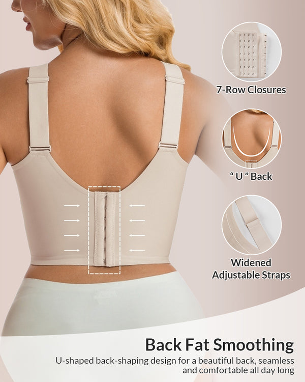 Curvvvy® Ultimate Back Smoothing Plus Size Bra With Wide Straps