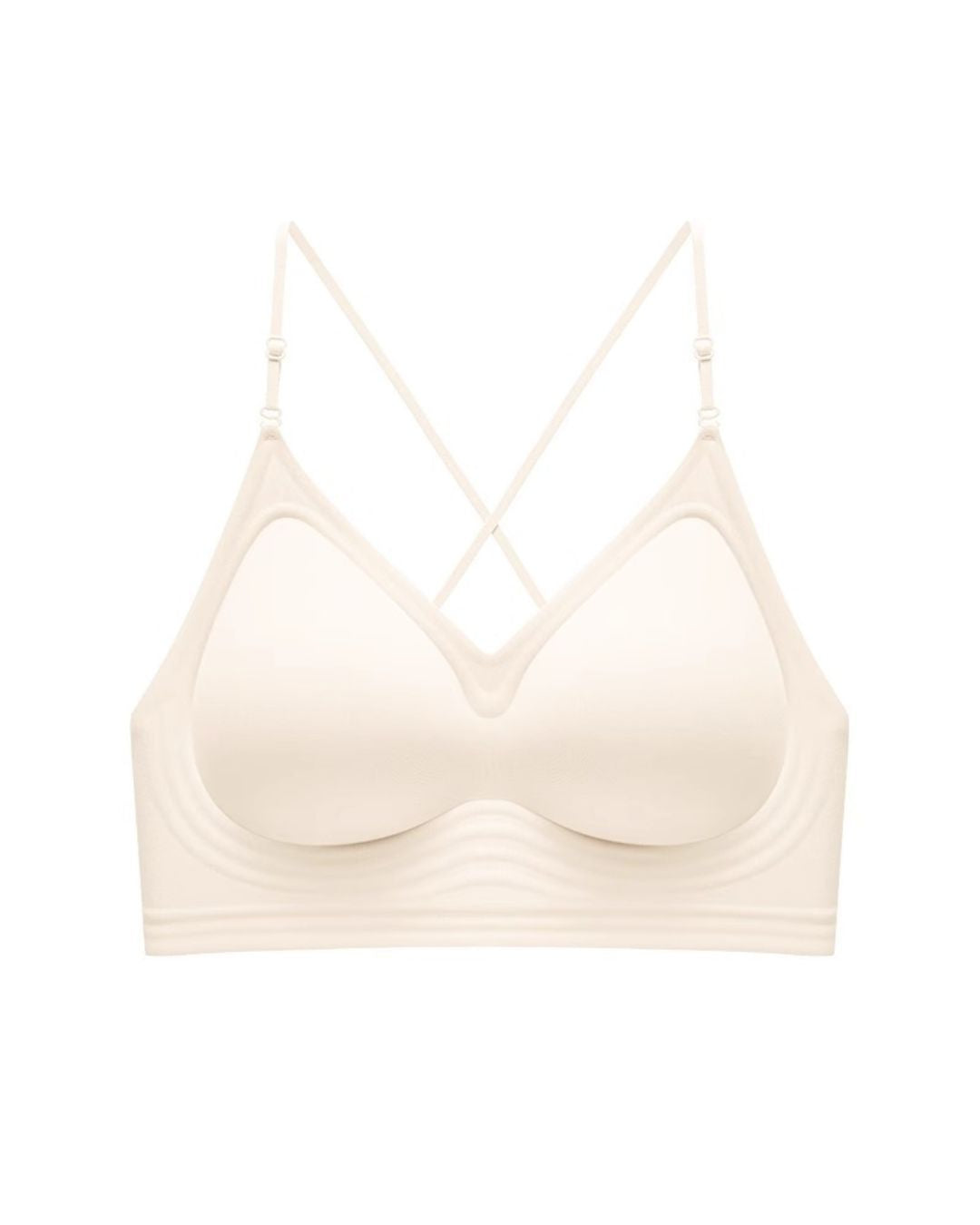 Curvvvy® U-Back Invisible Halter Thin Straps Push-Up Seamless JellyBra Support Backless Lingerie