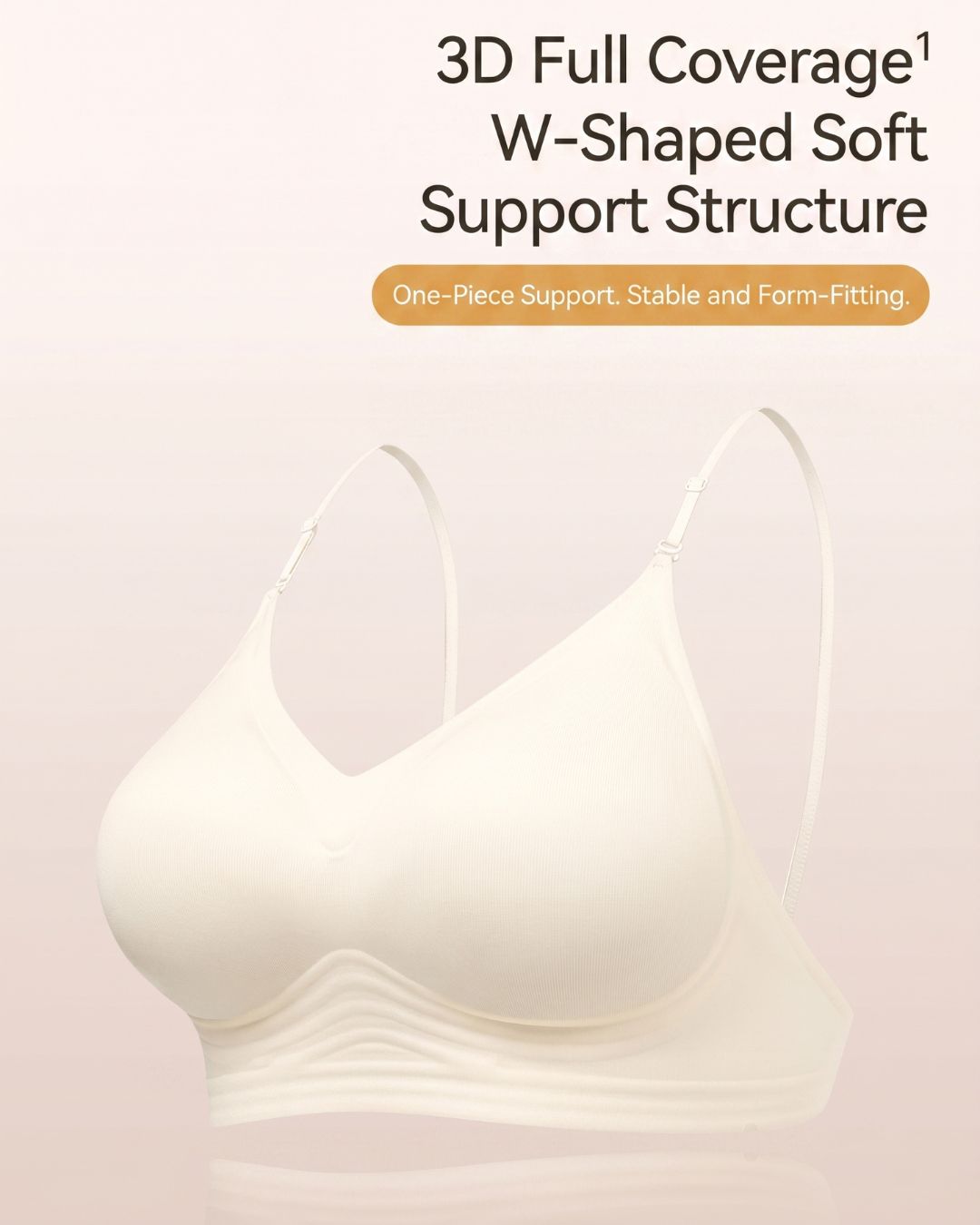 Curvvvy® U-Back Invisible Halter Thin Straps Push-Up Seamless JellyBra Support Backless Lingerie