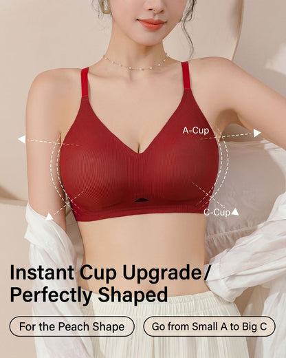 Curvvvy™ Seamless Push-Up Bra Natural Lift Enhanced Cleavage Bra