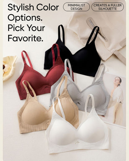 Curvvvy™ Seamless Push-Up Bra Natural Lift Enhanced Cleavage Bra