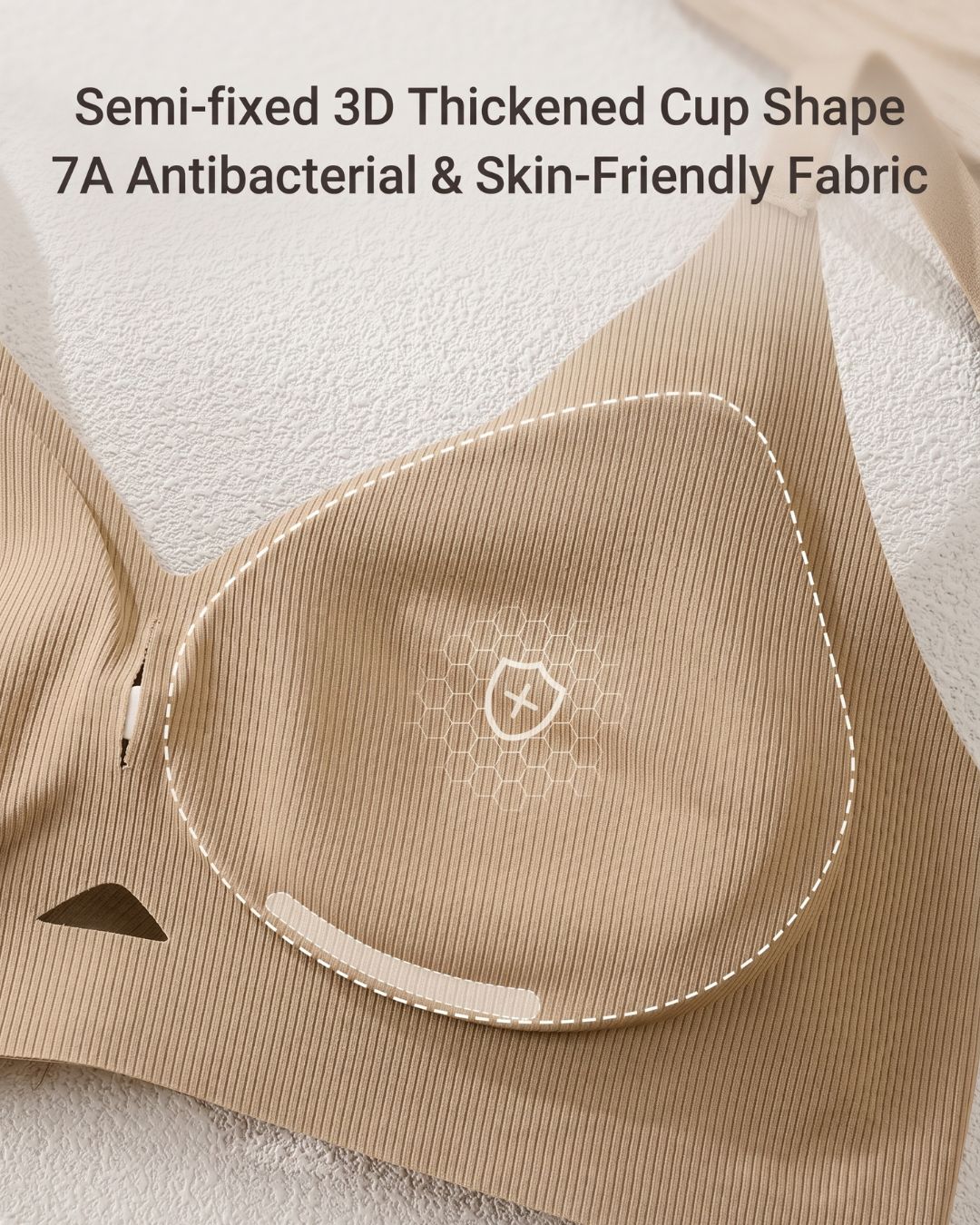 Curvvvy™ Seamless Push-Up Bra Natural Lift Enhanced Cleavage Bra