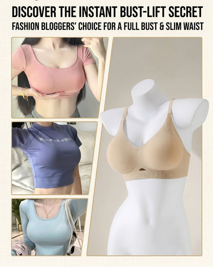 Curvvvy™ Seamless Push-Up Bra Natural Lift Enhanced Cleavage Bra
