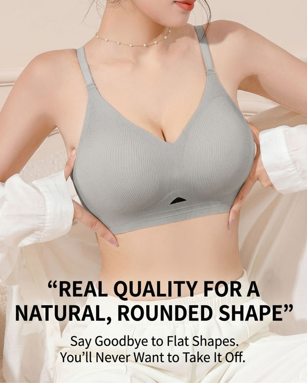 Curvvvy™ Seamless Push-Up Bra Natural Lift Enhanced Cleavage Bra