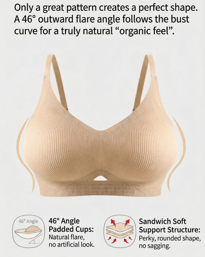 Curvvvy™ Seamless Push-Up Bra Natural Lift Enhanced Cleavage Bra