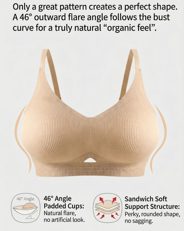 Curvvvy™ Seamless Push-Up Bra Natural Lift Enhanced Cleavage Bra