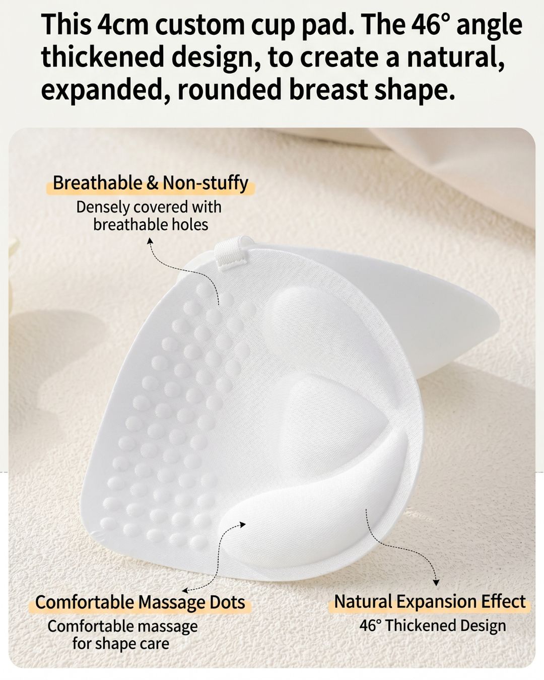 Curvvvy™ Seamless Push-Up Bra Natural Lift Enhanced Cleavage Bra