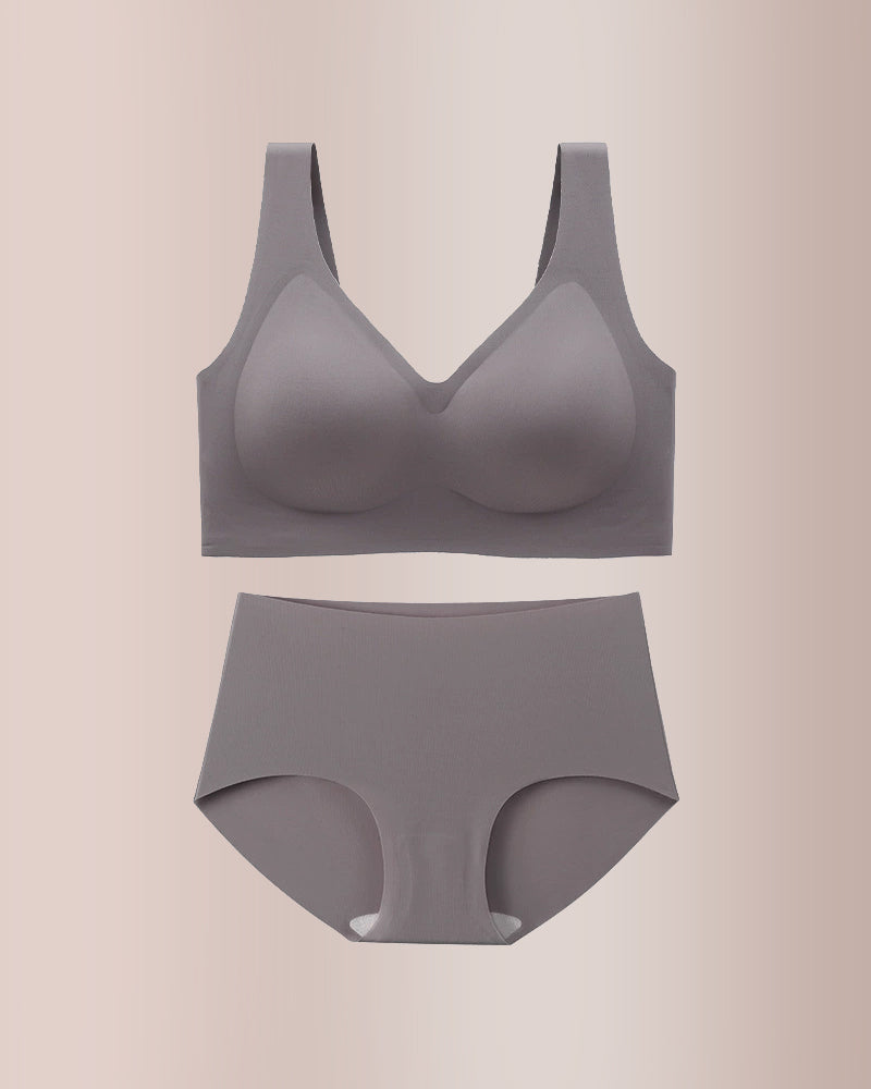 Curvvvy® Plus Size Seamless Minimizing Bra & Panty Set