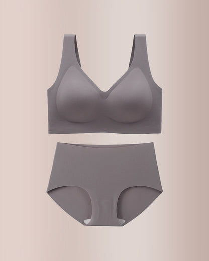 Curvvvy® Plus Size Seamless Minimizing Bra & Panty Set
