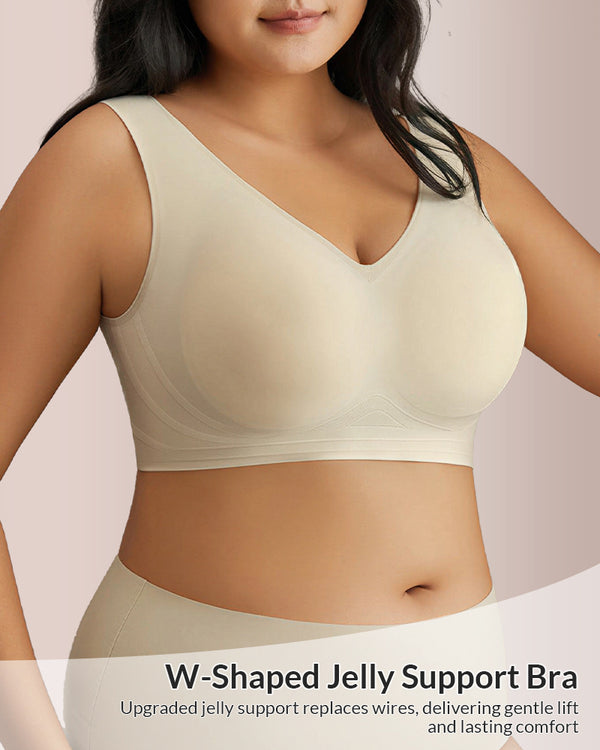 Curvvvy® Plus Size Seamless Minimizing Bra & Panty Set