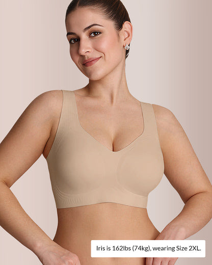 Curvvvy™ Soutien-gorge minimiseur sans couture grande taille couvrance totale