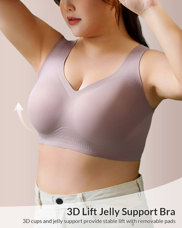 Curvvvy™ Plus Size Full Coverage Seamless Minimizer Bra