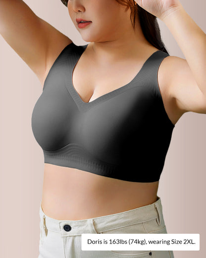 Curvvvy™ Plus Size Full Coverage Seamless Minimizer Bra