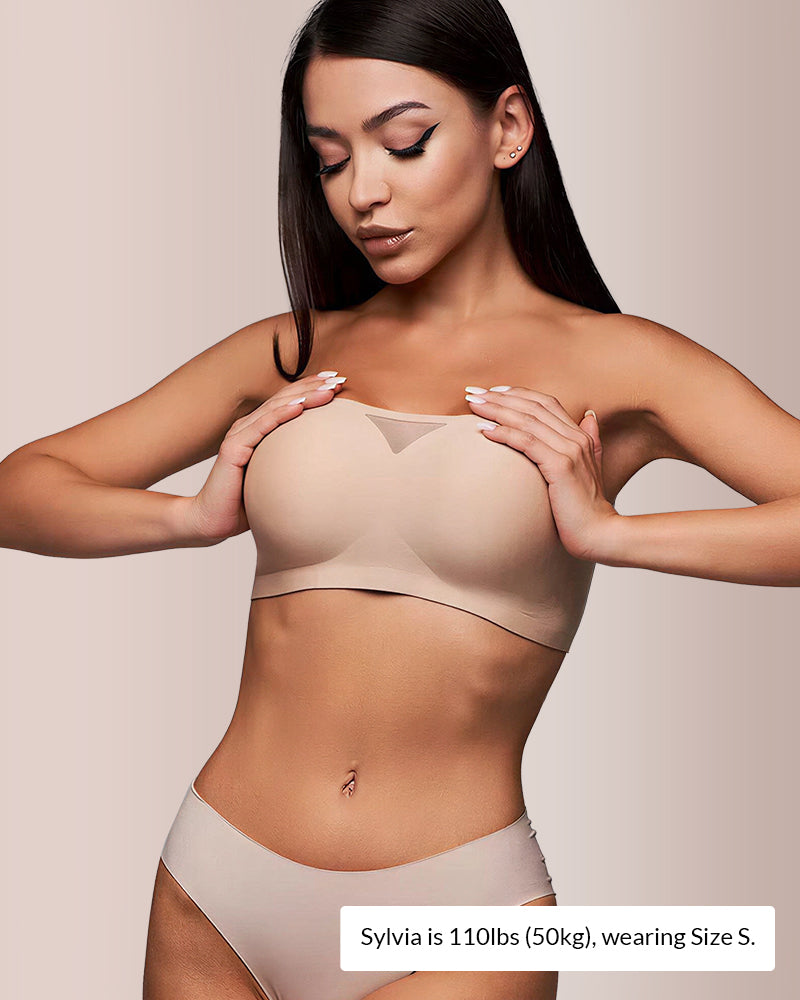 Curvvvy™ Seamless Anti-Slip Strapless Bandeau Bra