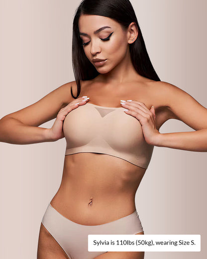 Curvvvy™ Seamless Anti-Slip Strapless Bandeau Bra