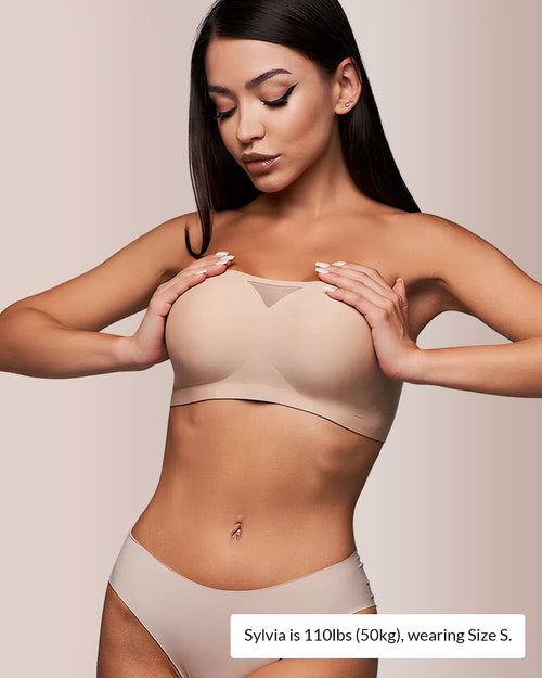 Curvvvy™ Seamless Anti-Slip Strapless Bandeau Bra