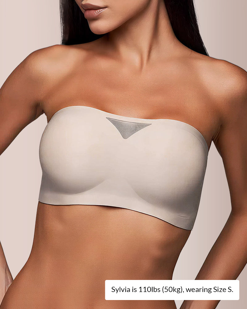 Curvvvy™ Seamless Anti-Slip Strapless Bandeau Bra