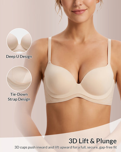 Curvvvy™ The Cloud-Lift Seamless Push-Up Bra