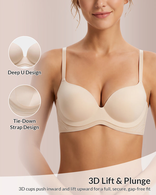 Curvvvy™ The Cloud-Lift Seamless Push-Up Bra
