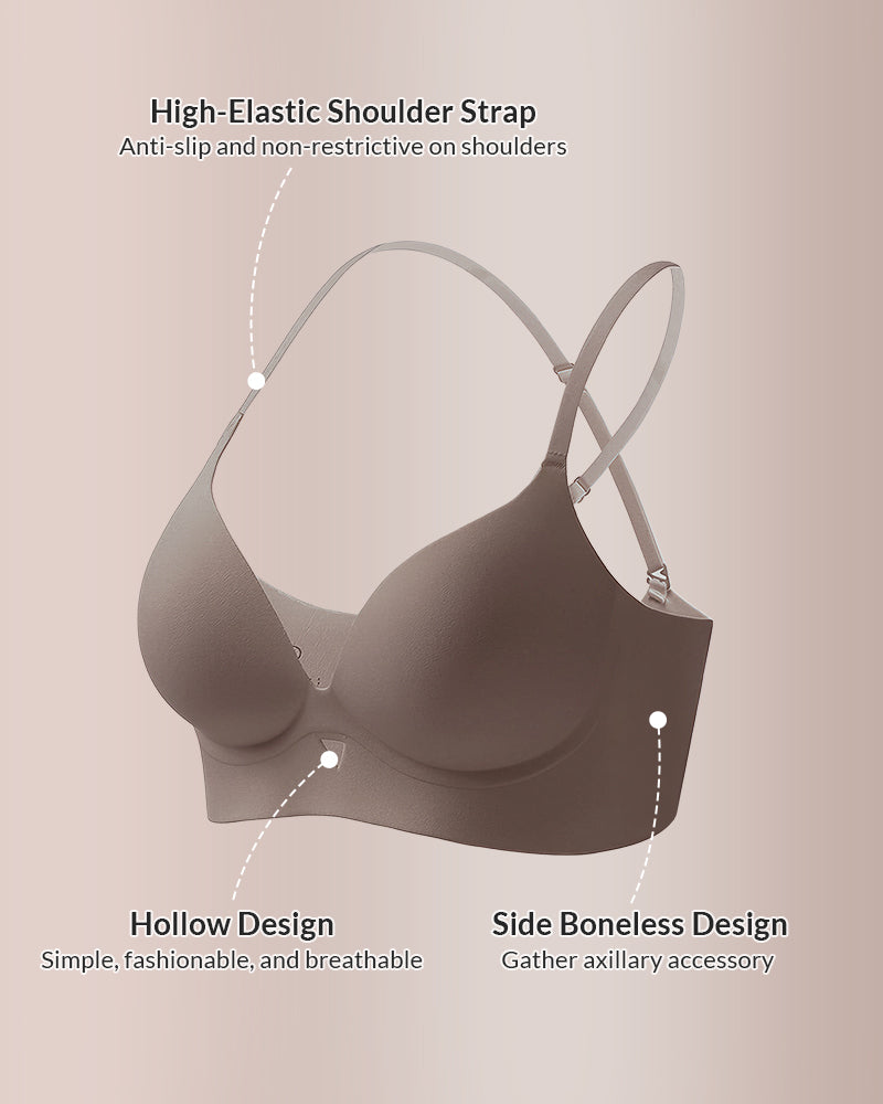Curvvvy™ Seamless U-Back Wireless 3D Push-Up Bra