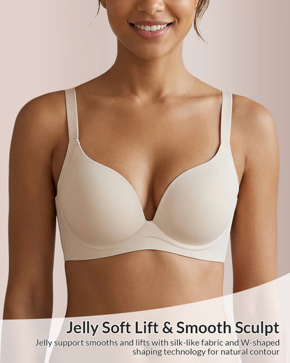 Curvvvy™ Cloud-Soft Seamless Wireless Push-Up Bra