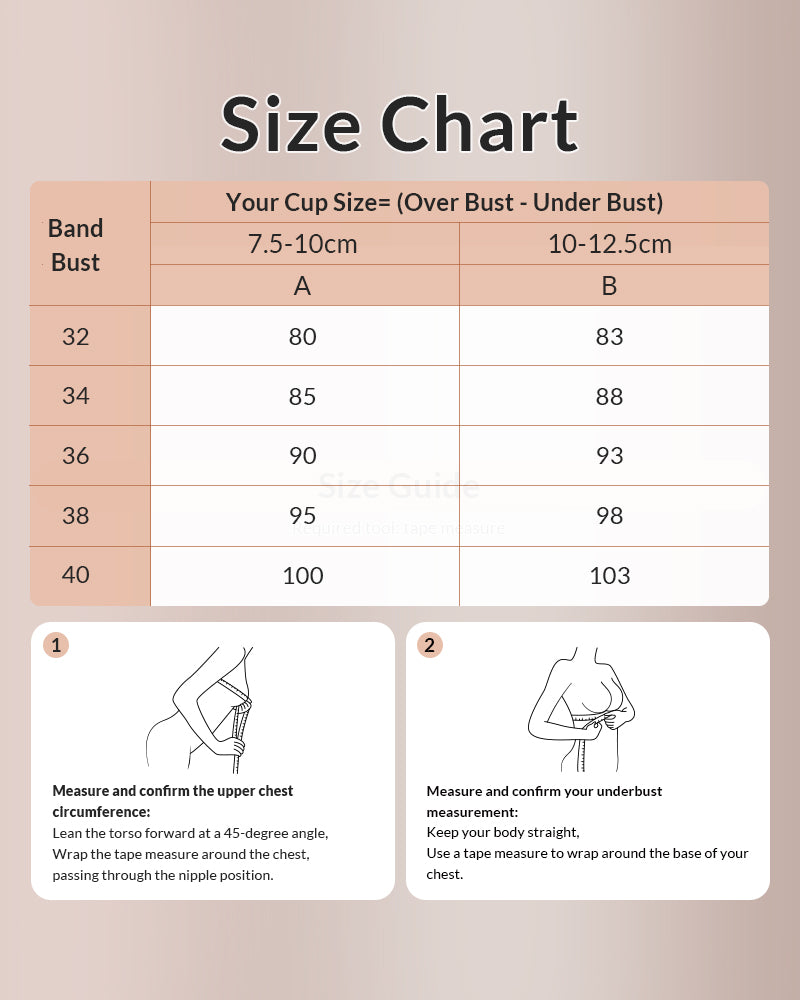 Curvvvy™ Soutien-Gorge Push-Up Sans Armatures Douceur Nuageuse