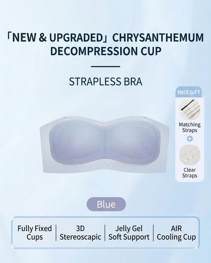 Curvvvy™ Chrysanthemum Cup Soft Support Strapless Bralette