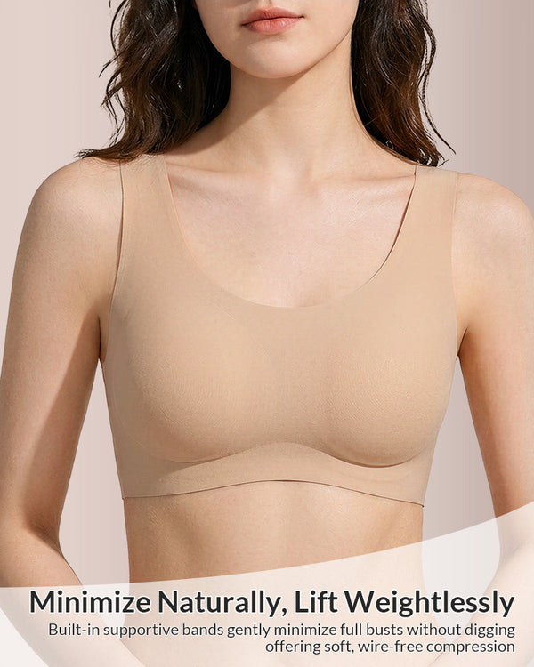 Curvvvy™ Second-Skin Seamless Minimizer Vest Bra