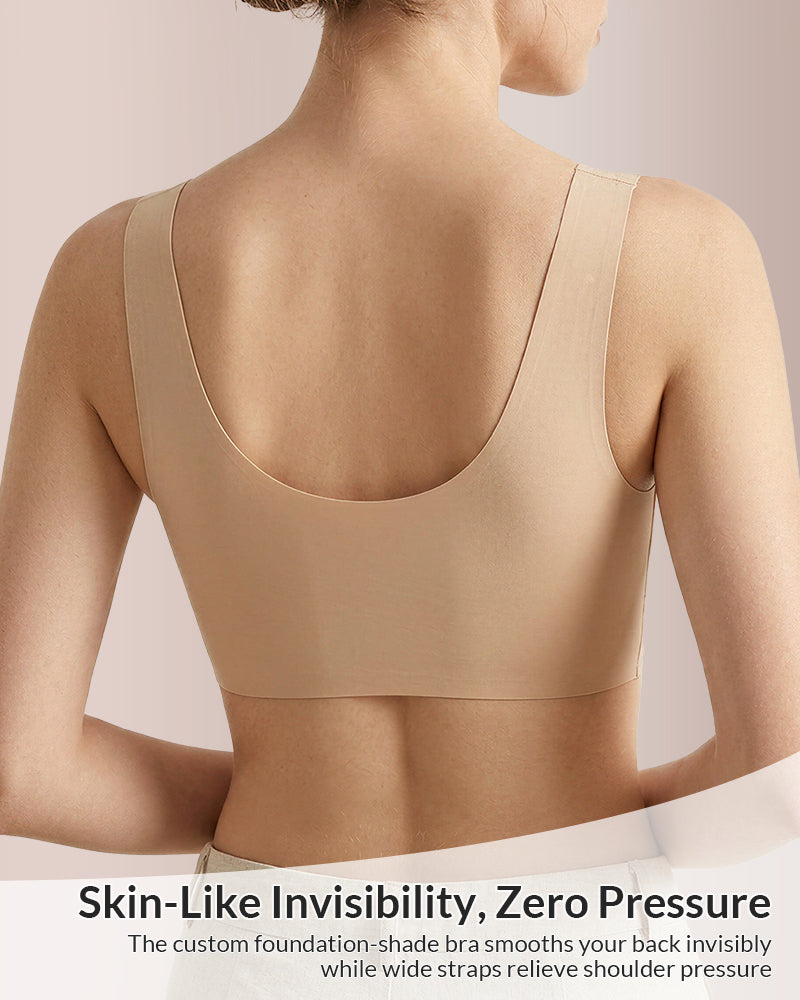 Curvvvy™ Second-Skin Seamless Minimizer Vest Bra