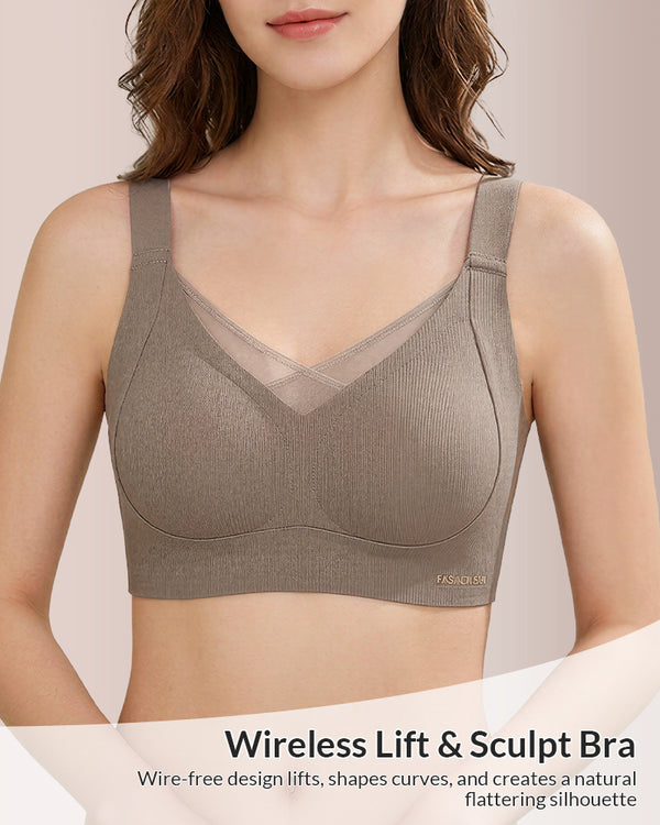 Curvvvy™ Seamless Anti-Gravity Wire-Free Push-Up Bra