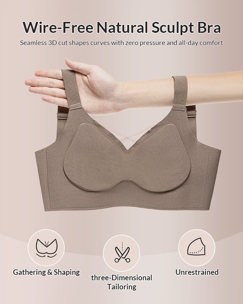 Curvvvy™ Seamless Anti-Gravity Wire-Free Push-Up Bra
