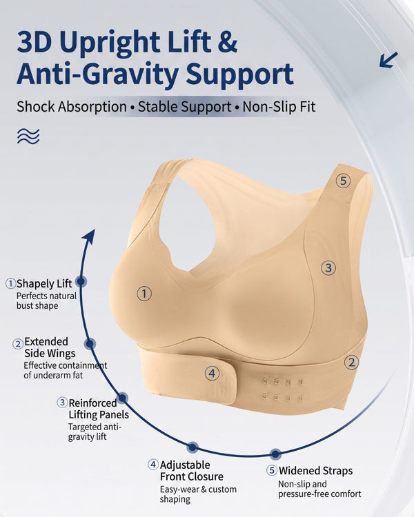Curvvvy™ Wireless Full Coverage Back Support Bras