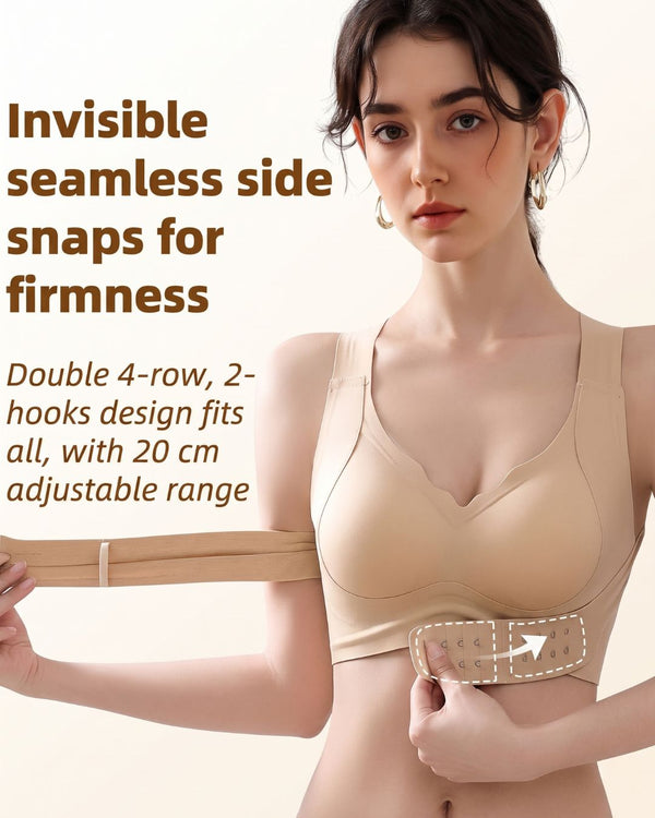 Curvvvy™ Wireless Full Coverage Back Support Bras