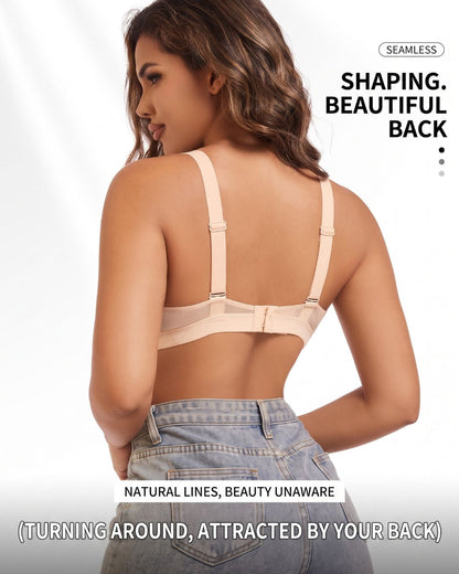Curvvvy™ Seamless Underwire Push-Up Bra