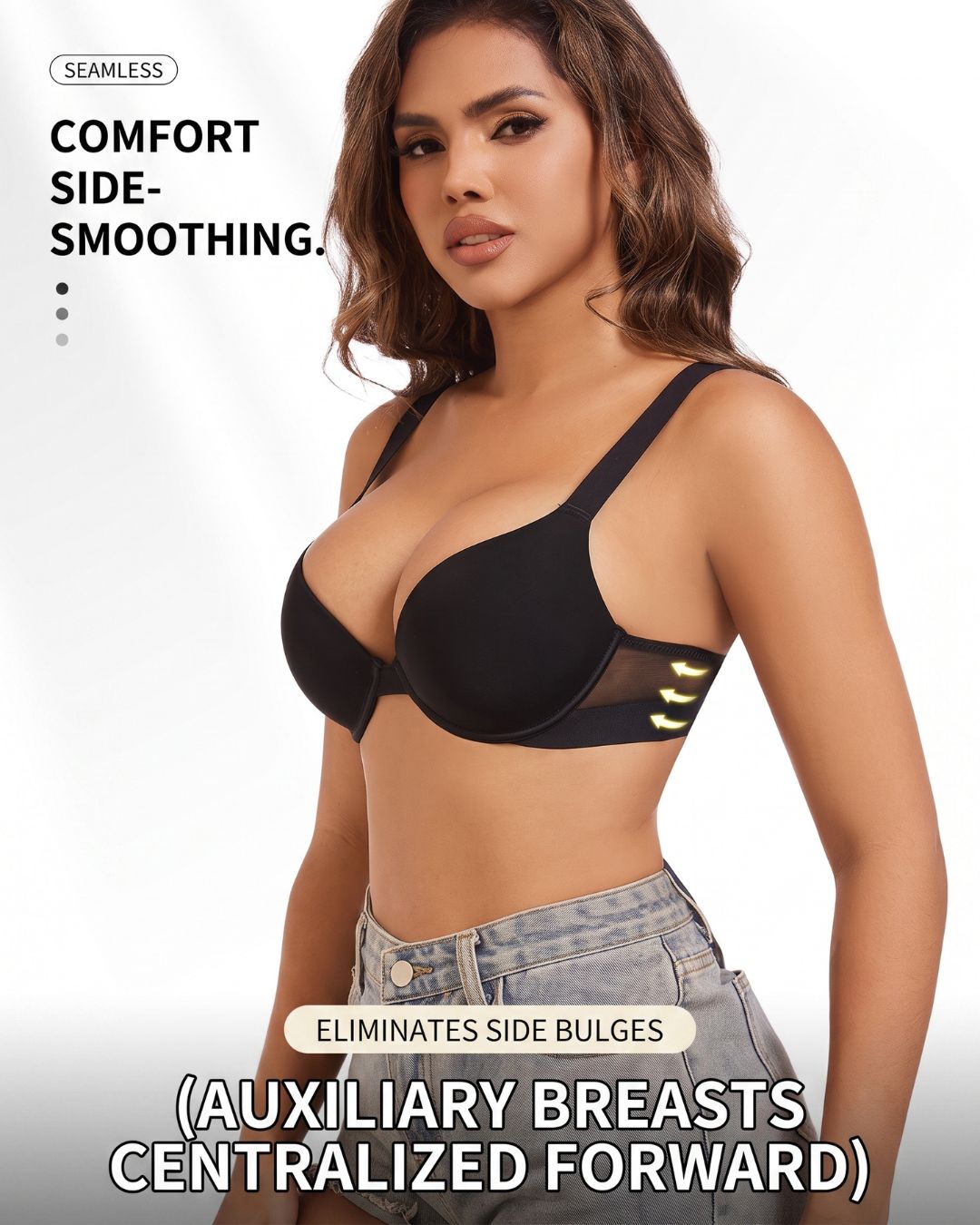 Curvvvy™ Seamless Underwire Push-Up Bra