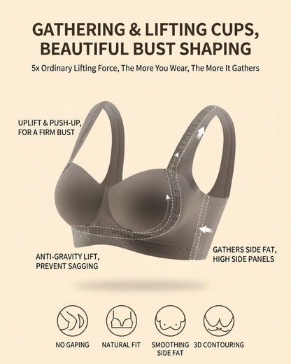 Curvvvy™ Wireless Push-Up Lift Side Support Bra
