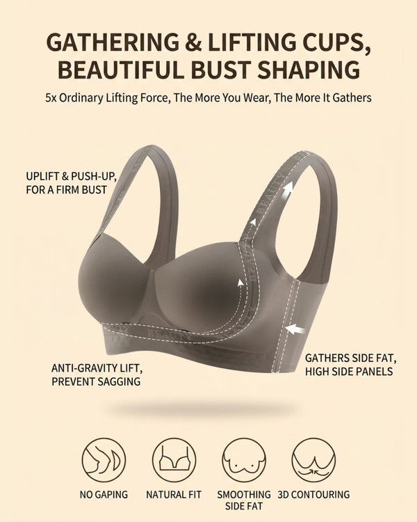 Curvvvy™ Wireless Push-Up Lift Side Support Bra
