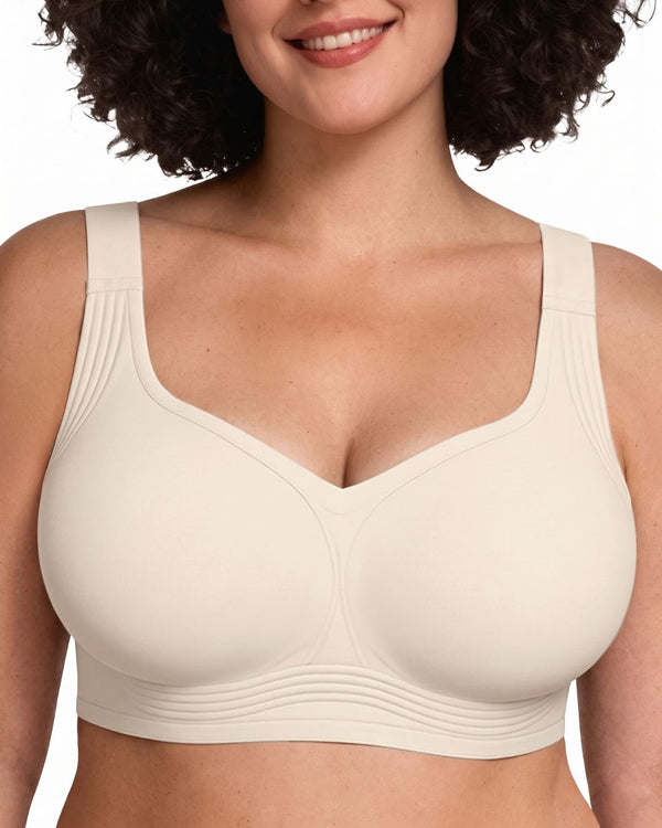 Curvvvy™ Plus Size Supportive Seamless Jelly Bra