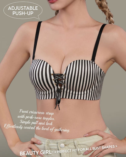 Curvvvy™ Seamless Wireless Push-Up Support Bra