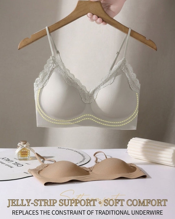 Curvvvy™ French Wireless Push-Up Support Bra