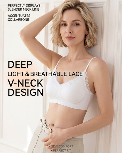 Curvvvy™ French Wireless Push-Up Support Bra