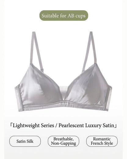 Curvvvy™ French Silk Sheer Mesh Triangle Cup Bra