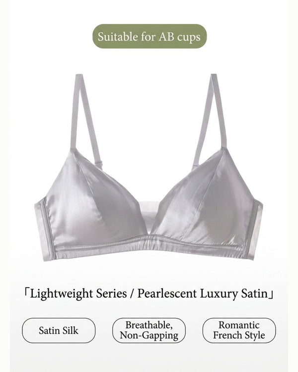 Curvvvy™ French Silk Sheer Mesh Triangle Cup Bra