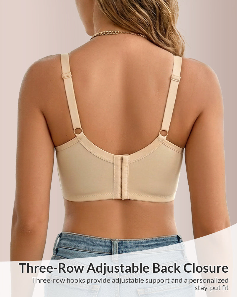 Curvvvy™ Bestickter Push-up-BH aus Spitze mit Bügel