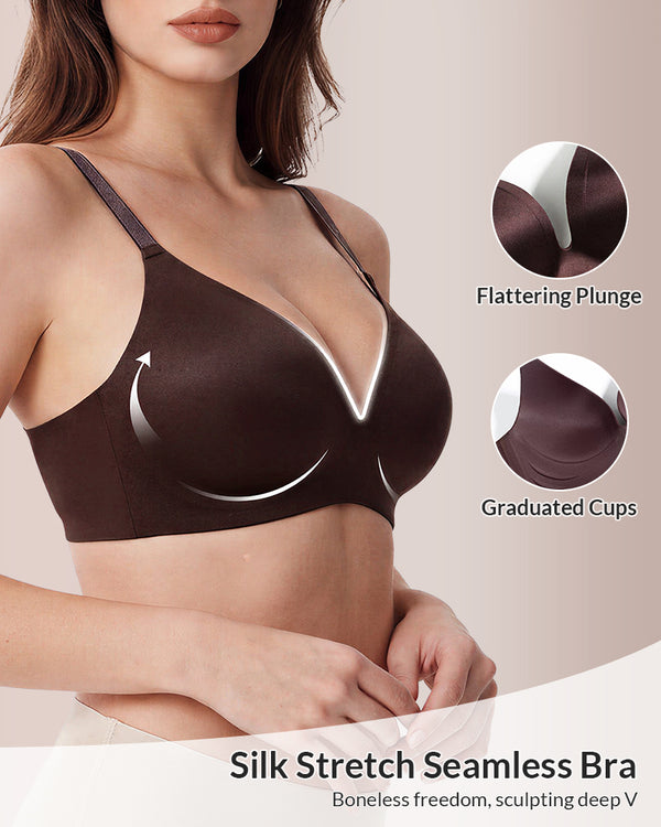 Curvvvy™ Nahtloser kabelloser Push-up-BH – Schwereloser Komfort für jeden Tag
