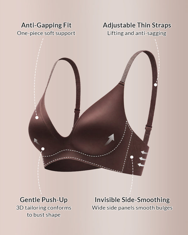 Curvvvy™ Nahtloser kabelloser Push-up-BH – Schwereloser Komfort für jeden Tag