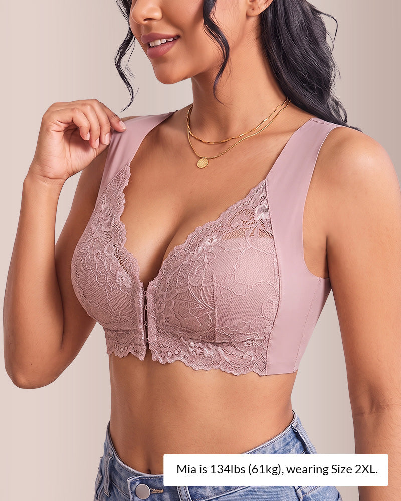 Curvvvy™ Sujetador sin Aros de Puntos de Gel sin Costuras - Camiseta Lisa y Cómoda