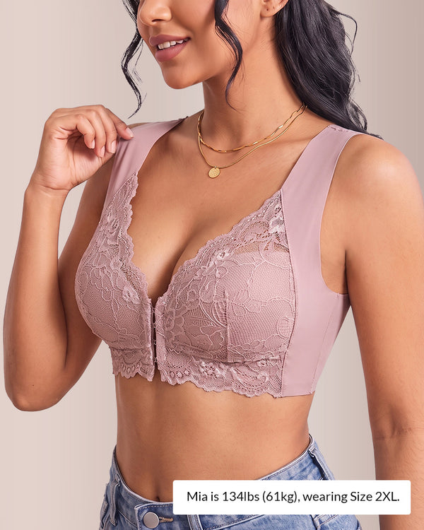 Curvvvy™ Sujetador sin Aros de Puntos de Gel sin Costuras - Camiseta Lisa y Cómoda