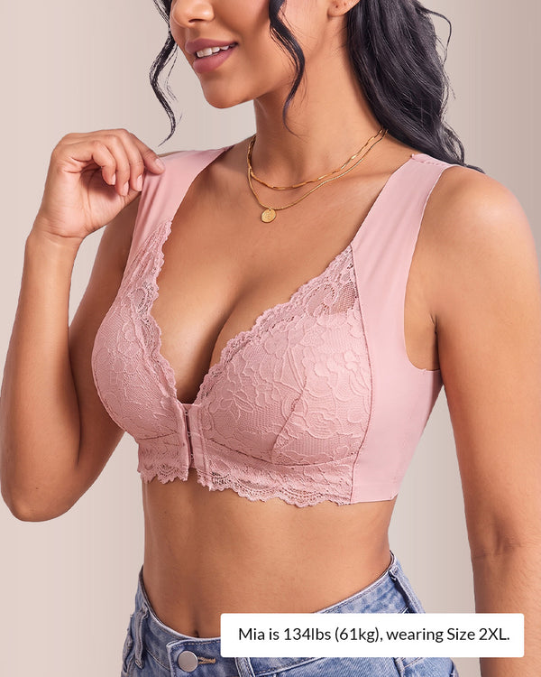 Curvvvy™ Sujetador sin Aros de Puntos de Gel sin Costuras - Camiseta Lisa y Cómoda