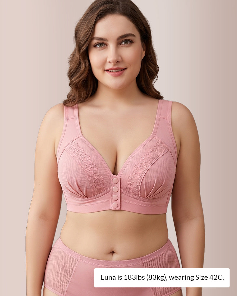 Curvvvy™ Sujetador sin Aros de Puntos de Gel sin Costuras - Camiseta Lisa y Cómoda
